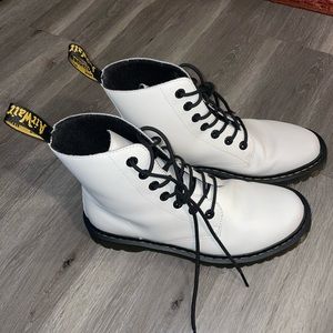 White Dr Martens size 9
